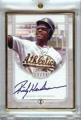 Rickey Henderson Baseball Cards 2017 Topps Transcendent Framed Autograph Prices