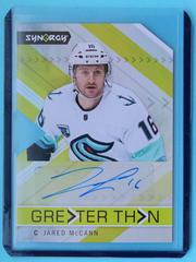 Jared McCann #GT-JM Hockey Cards 2022 Upper Deck Synergy Greater Than Signatures Prices
