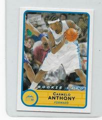 Carmelo Anthony [White Jersey Mini] #240 Basketball Cards 2003 Bazooka Prices
