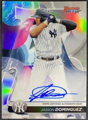 Jasson Dominguez [Refractor] #JD Baseball Cards 2020 Bowman's Best of 2020 Autographs Prices