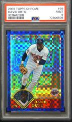 David Ortiz [Xfractor] #99 Baseball Cards 2003 Topps Chrome Prices