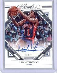 Isiah Thomas #15 Basketball Cards 2022 Panini Flawless Finishes Auto Prices