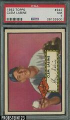 Clem Labine #342 Baseball Cards 1952 Topps Prices