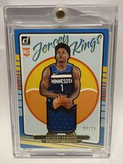 Anthony Edwards [Prime] Basketball Cards 2020 Donruss Rookie Jersey Kings Prices