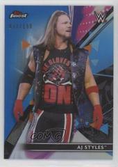 AJ Styles [Blue] Wrestling Cards 2021 Topps Finest WWE Prices