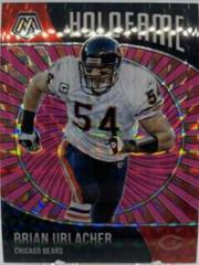 Brian Urlacher [Pink Fluorescent] #16 Football Cards 2021 Panini Mosaic HoloFame Prices