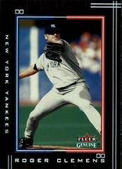 Roger Clemens #85 Baseball Cards 2002 Fleer Genuine Prices