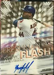 Yordan Alvarez Baseball Cards 2020 Topps Chrome Freshman Flash Autographs Prices