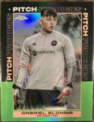 Gabriel Slonina [Neon Green Refractor] #198 Soccer Cards 2021 Topps Chrome MLS Prices