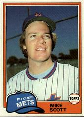 Mike Scott #109 Baseball Cards 1981 Topps Prices