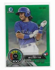 Bo Bichette [Green Refractor] Baseball Cards 2018 Bowman Scouts' Top 100 Prices