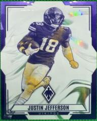 Justin Jefferson [Purple] #CON-1 Football Cards 2023 Panini Phoenix Contours Prices