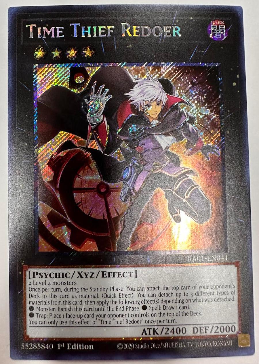 Time Thief Redoer [Platinum Secret Rare] RA01-EN041 YuGiOh 25th Anniversary Rarity Collection