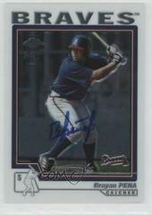 Brayan Pena [Autograph] Baseball Cards 2004 Topps Chrome Prices