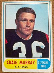 Craig Murray Football Cards 1968 O Pee Chee CFL Prices