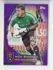 Nick Rimando [Purple] Soccer Cards 2014 Topps MLS Prices