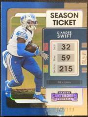 D'Andre Swift #32 Football Cards 2021 Panini Contenders Prices
