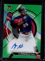 Byron Buxton [Green] #FA-BB Baseball Cards 2023 Topps Finest Autographs Prices