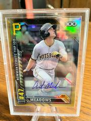 Austin Meadows [Gold] #BTP-47 Baseball Cards 2016 Bowman Scouts' Top 100 Prices