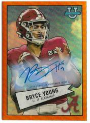 Bryce Young [Autograph Orange] Football Cards 2022 Bowman Chrome University 1952 Prices