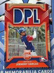 Joendry Vargas [Orange] Baseball Cards 2022 Panini Elite Extra Edition DPL Materials Prices