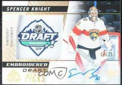 Spencer Knight [Autograph] Hockey Cards 2021 SP Game Used Embroidered in History Prices