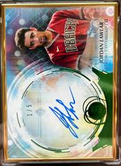 Jordan Lawlar [SP Variation Emerald] #TCAV-JLR Baseball Cards 2022 Bowman Transcendent Autographs Prices