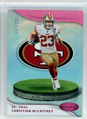 Christian McCaffrey [Pink] #FF-10 Football Cards 2023 Panini Certified Franchise Foundations Prices