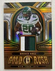 Breece Hall [White Gold] #GR-BH Football Cards 2023 Panini Gold Standard Rush Prices