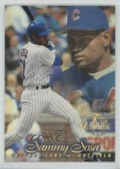Sammy Sosa [Row 1] #34 Baseball Cards 1997 Flair Showcase Prices