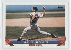Ken Ryan #103T Baseball Cards 1993 Topps Traded Prices