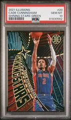 Cade Cunningham [Green] Basketball Cards 2021 Panini Illusions Shining Stars Prices