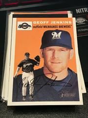 Geoff Jenkins #365 Baseball Cards 2003 Topps Heritage Prices