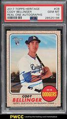 Cody Bellinger Baseball Cards 2017 Topps Heritage Real One Autographs Prices