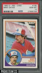 Mike Gates Baseball Cards 1983 O Pee Chee Prices