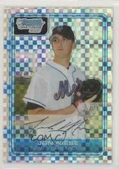 Jon Niese [Xfractor] Baseball Cards 2006 Bowman Chrome Prospects Prices