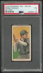 Frank Chance [Batting] #NNO Baseball Cards 1909 T206 Piedmont 350-460 Factory 25 Prices