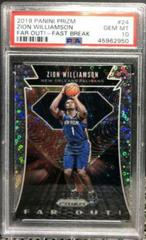 Zion Williamson [Silver Prizm] Basketball Cards 2019 Panini Prizm Far Out Prices