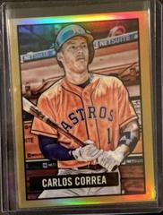 Carlos Correa [Gold] #11 Baseball Cards 2017 Bowman 1951 Chrome Prices