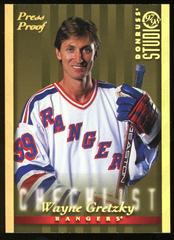 Wayne Gretzky [Press Proof Gold] #143 Hockey Cards 1997 Donruss Prices
