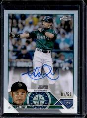 Ichiro #CLA-I Baseball Cards 2023 Topps Chrome Legends Autograph Refractors Prices