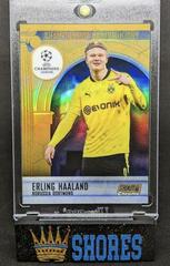 Erling Haaland [Gold] #46 Soccer Cards 2021 Stadium Club Chrome UEFA Champions League Prices