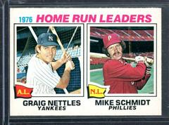 Home Run Leaders [G. Nettles, M. Schmidt] #2 Baseball Cards 1977 O Pee Chee Prices
