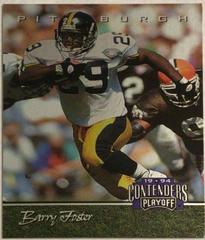 Barry Foster Football Cards 1994 Playoff Contenders Prices