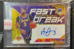 Anthony Davis [Gold] #FB-ADV Basketball Cards 2019 Panini Mosaic Autographs Fast Break Prices