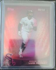 Luis Robert [Pink Glitter] #138 Baseball Cards 2022 Topps X Steve Aoki Prices