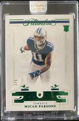 Micah Parsons [Emeralds] #109 Football Cards 2021 Panini Flawless Prices