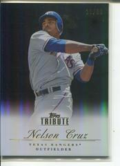 Nelson Cruz [Black] Baseball Cards 2012 Topps Tribute Prices