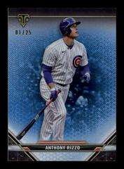 Anthony Rizzo [Sapphire] Baseball Cards 2021 Topps Triple Threads Prices