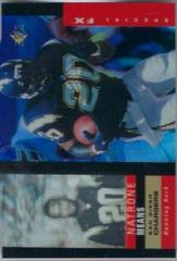 Natrone Means [Die Cut] #17 Football Cards 1995 SP Holoview Prices